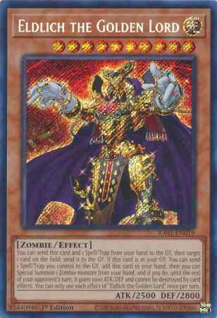 Eldlich the Golden Lord - RA01-EN019 - Secret Rare - 1st Edition