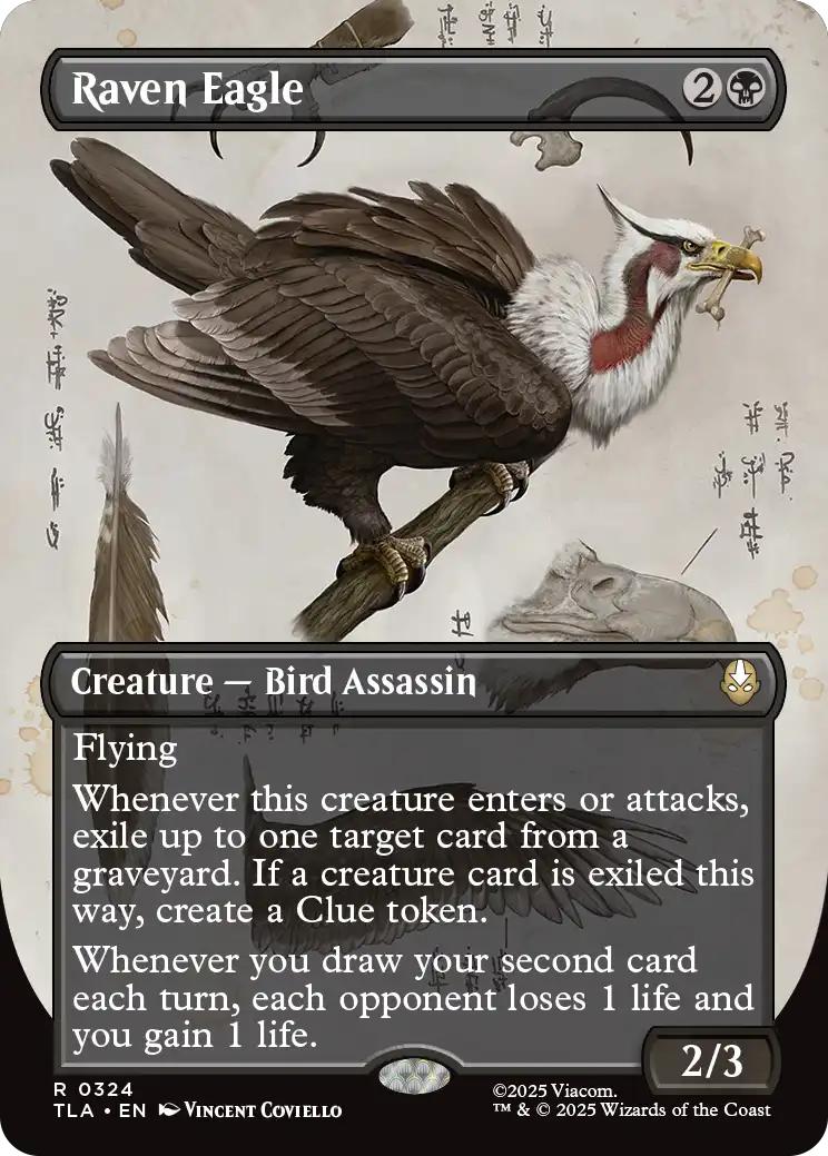 Raven Eagle [324] [Borderless] [Field Notes] [Avatar: The Last Airbender] [Non-Foil]