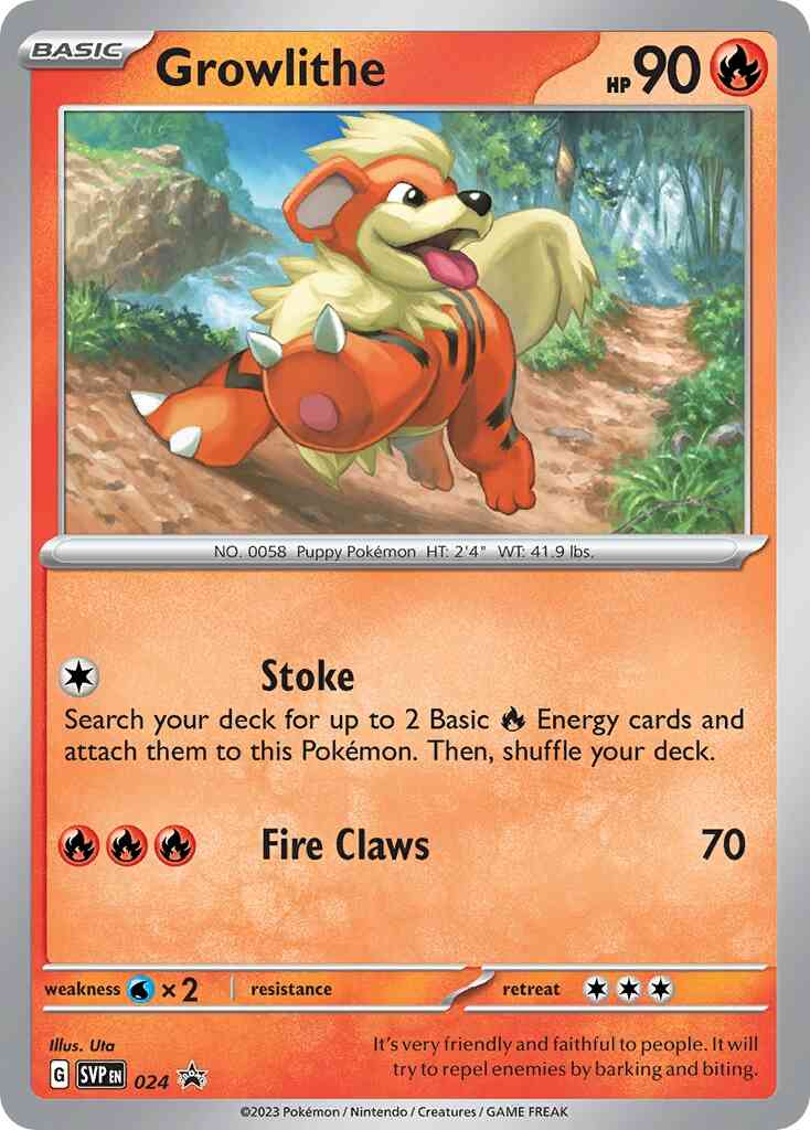 Growlithe - 024 - Promo [svp-024] [Holo]