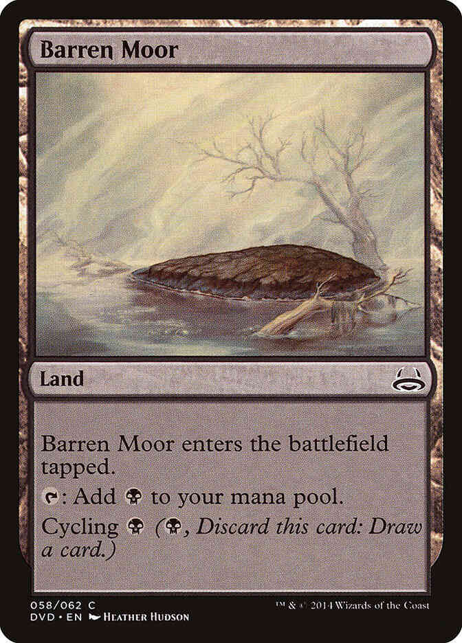Barren Moor [58] [Duel Decks Anthology: Divine vs. Demonic] [Non-Foil]