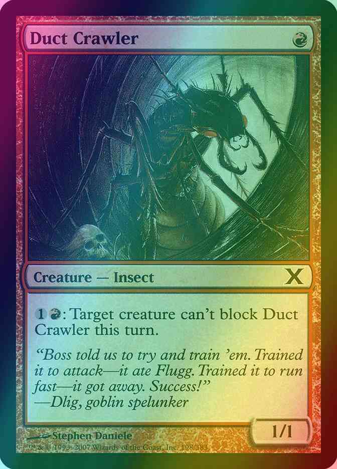 Duct Crawler [198] [Tenth Edition] [Foil]