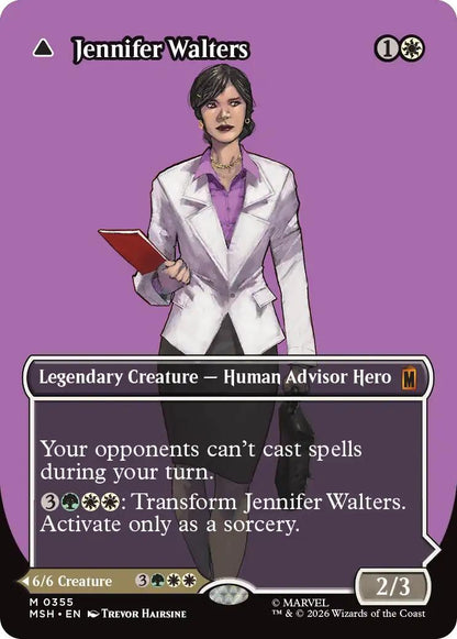 Jennifer Walters // The Sensational She-Hulk [355] [Borderless] [Logo] [Marvel Super Heroes] [Non-Foil]