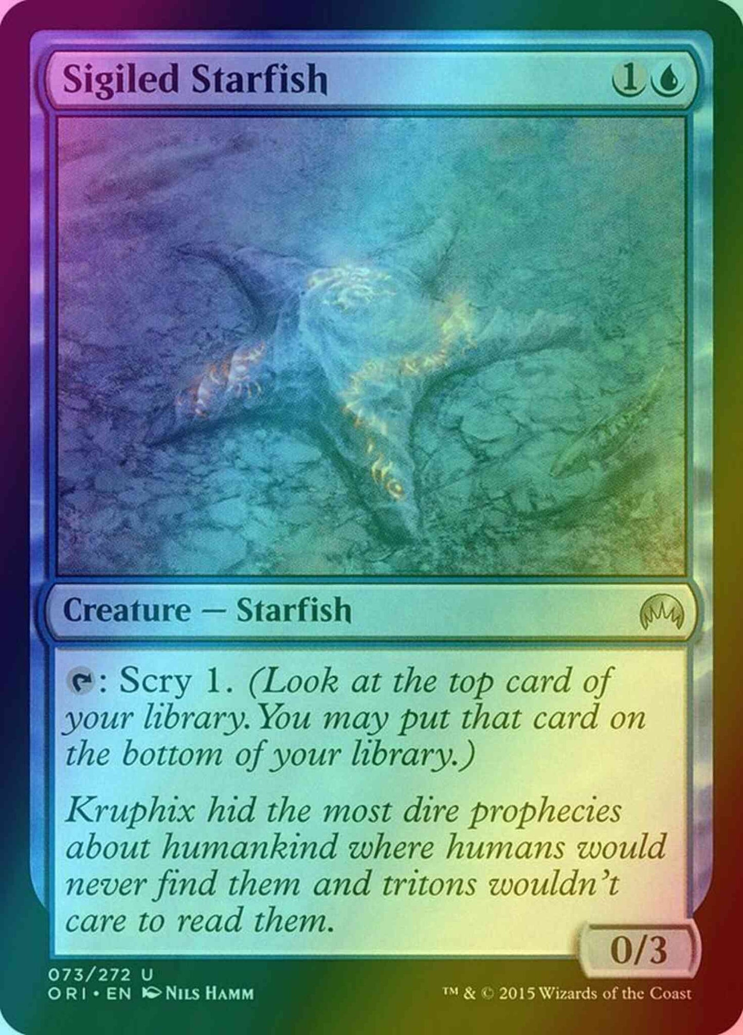 Sigiled Starfish [73] [Magic Origins] [Foil]