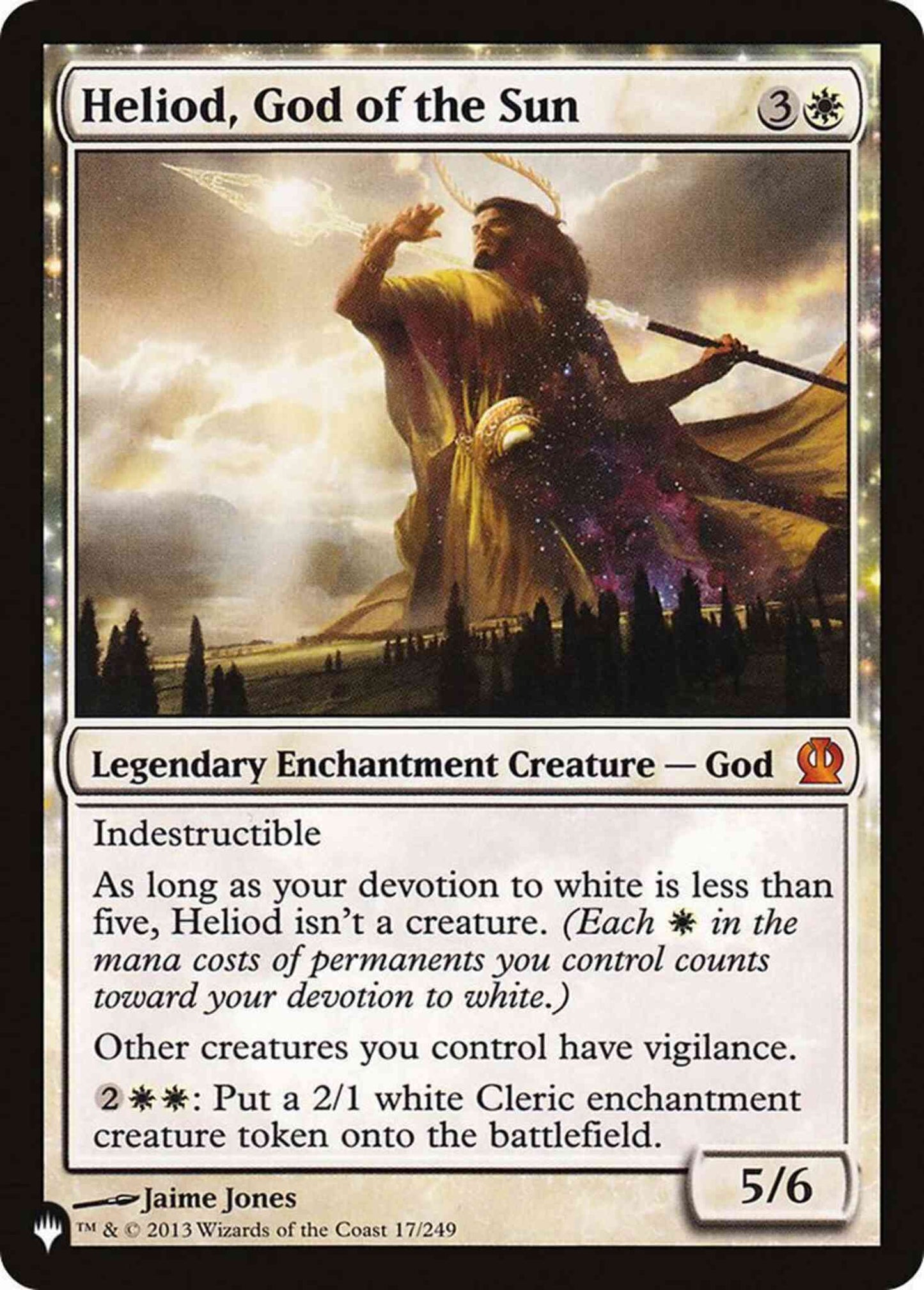 Heliod, God of the Sun [THS-17] [The List] [Non-Foil]