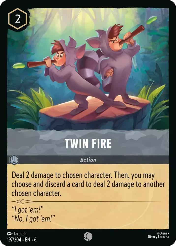 Twin Fire - 197/204 [Azurite Sea] [Non-Foil]