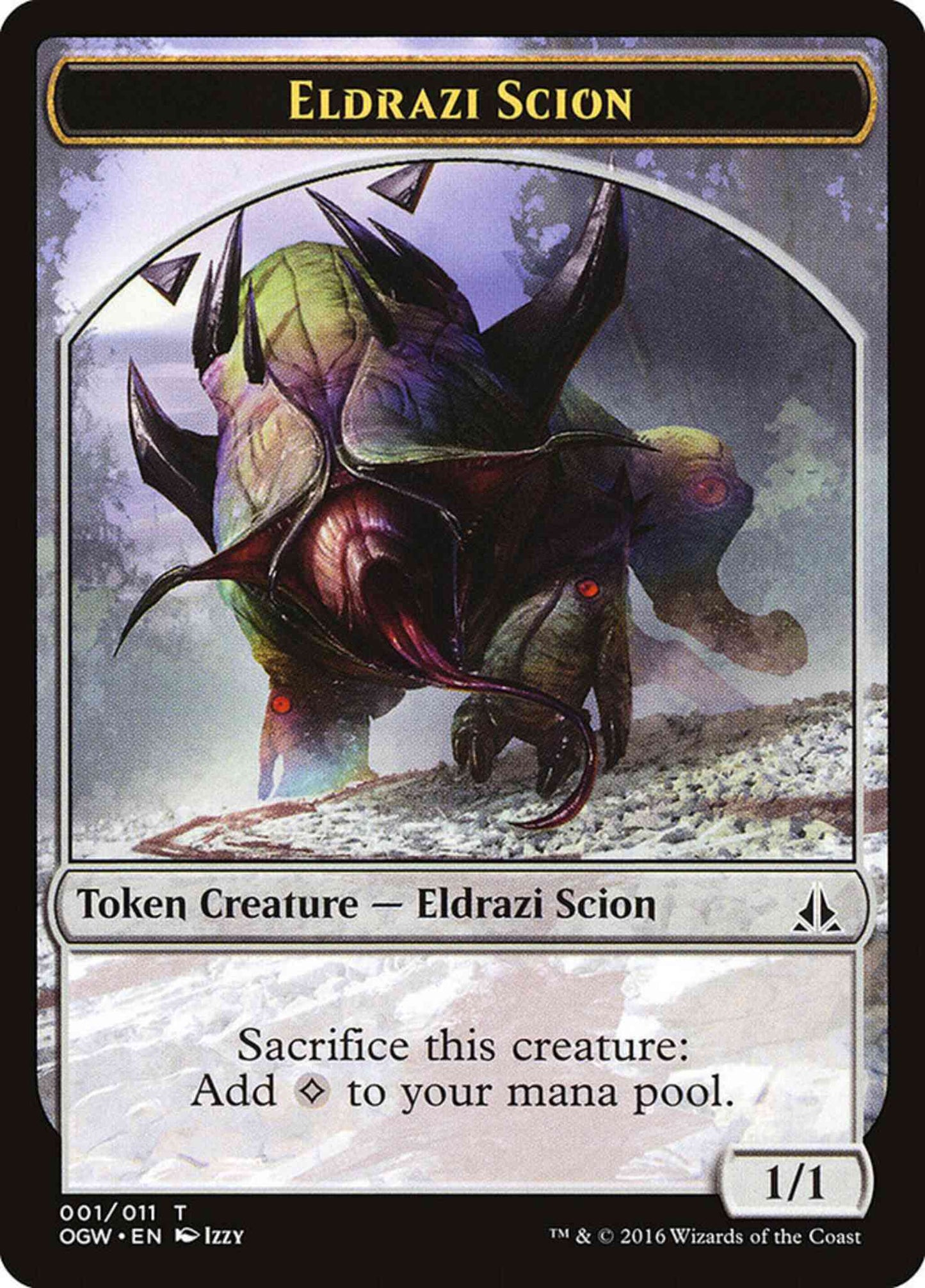Eldrazi Scion Token [01] [Oath of the Gatewatch Tokens] [Non-Foil]