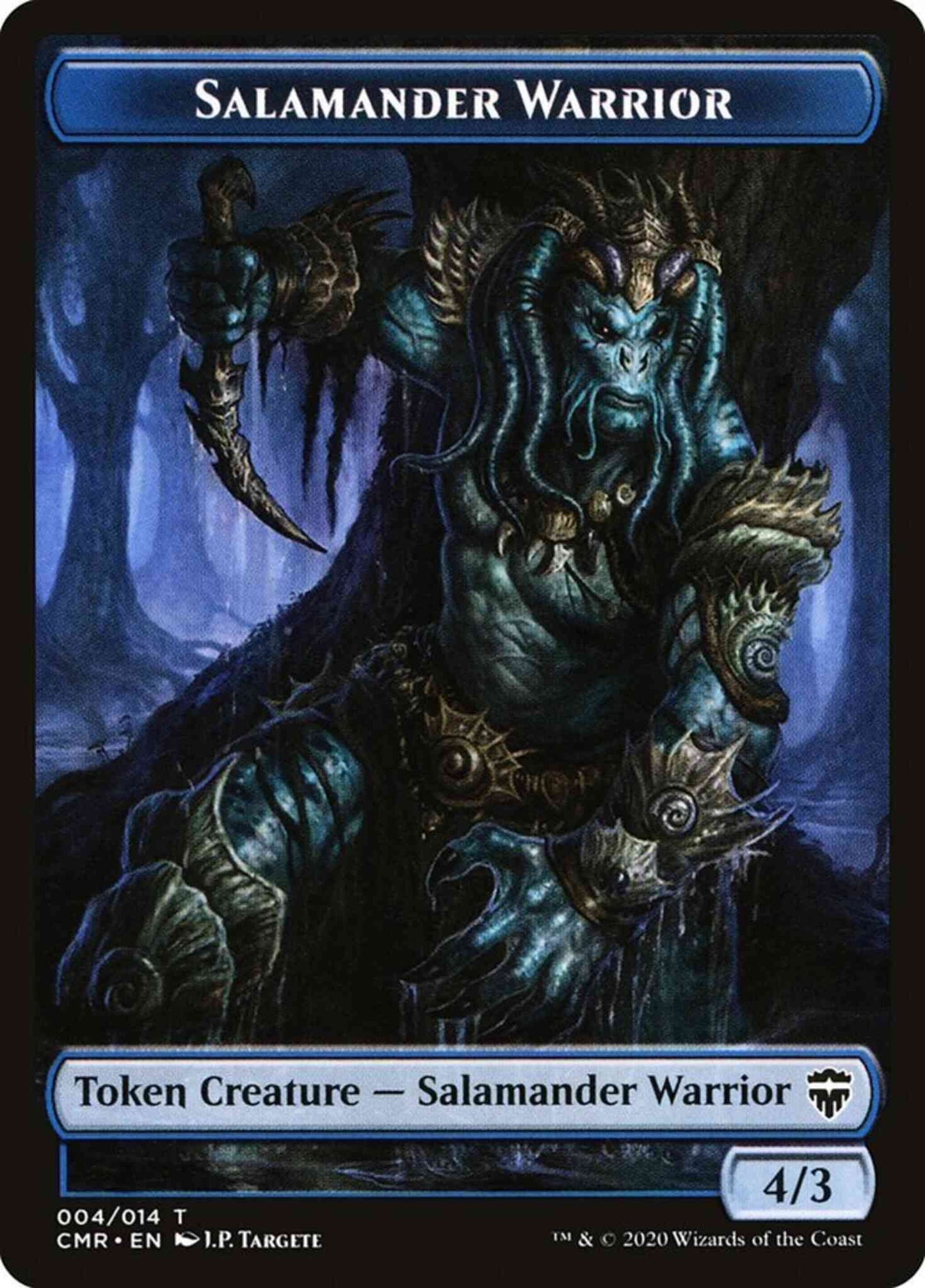 Salamander Warrior Token [04] [Commander Legends Tokens] [Non-Foil]