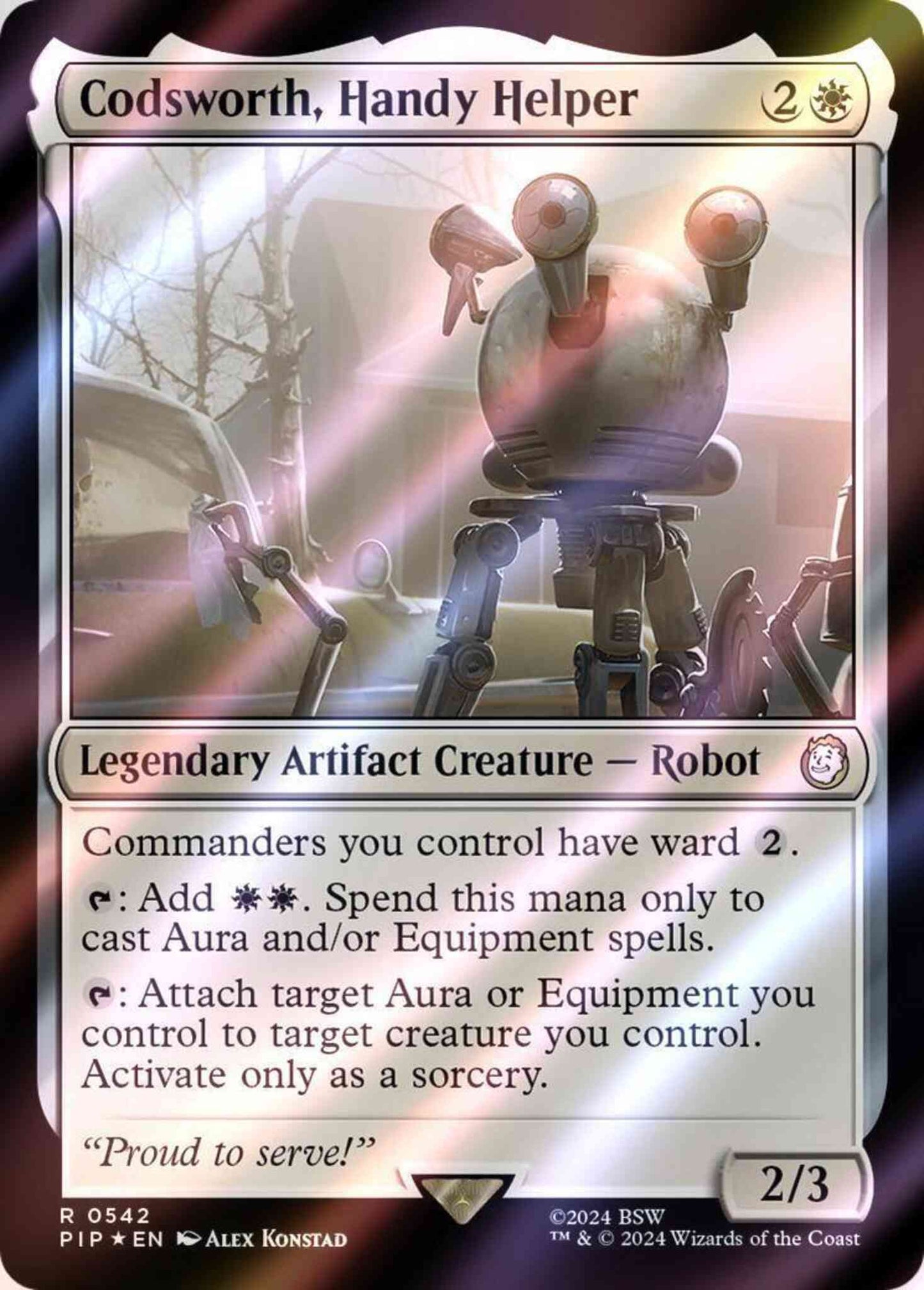 Codsworth, Handy Helper [542] [Fallout] [Surge Foil]