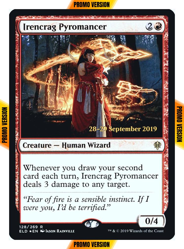 Irencrag Pyromancer [128s] [Throne of Eldraine Promos] [Foil]