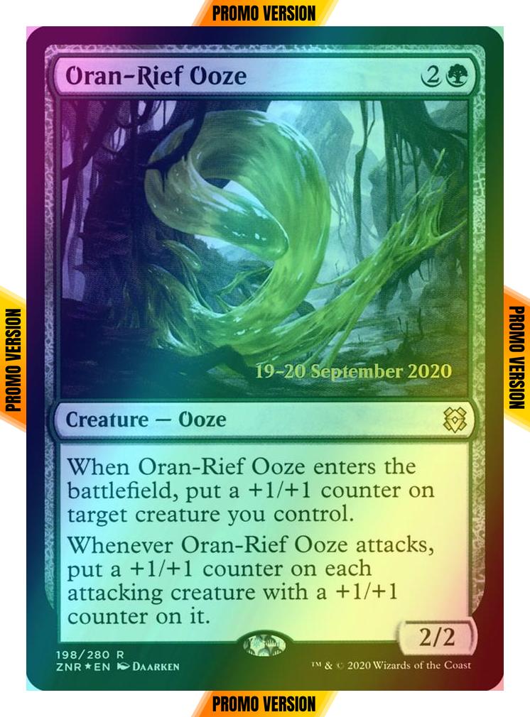 Oran-Rief Ooze [Prerelease] [198s] [Zendikar Rising Promos] [Foil]