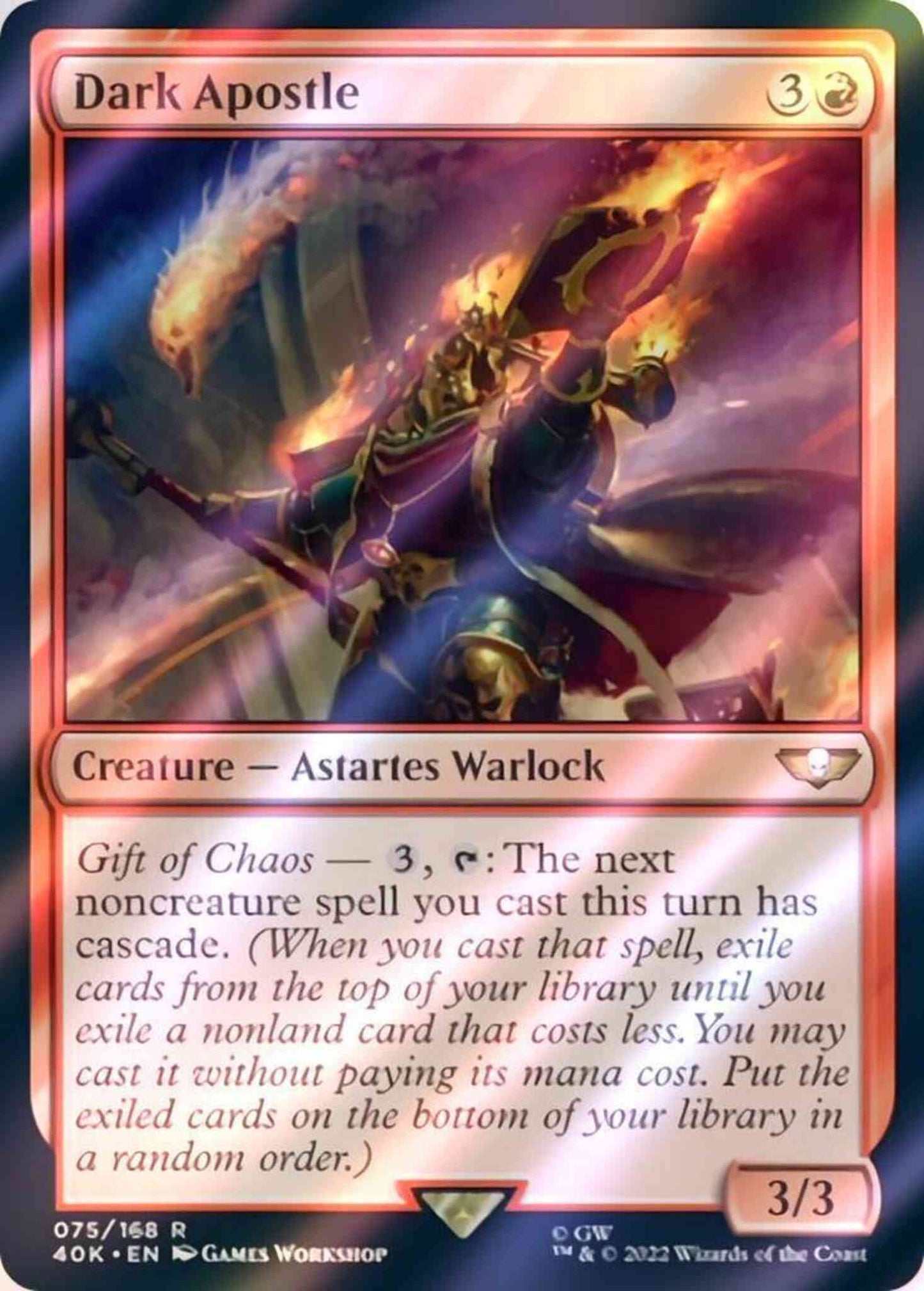 Dark Apostle [75] [Universes Beyond: Warhammer 40,000] [Surge Foil]