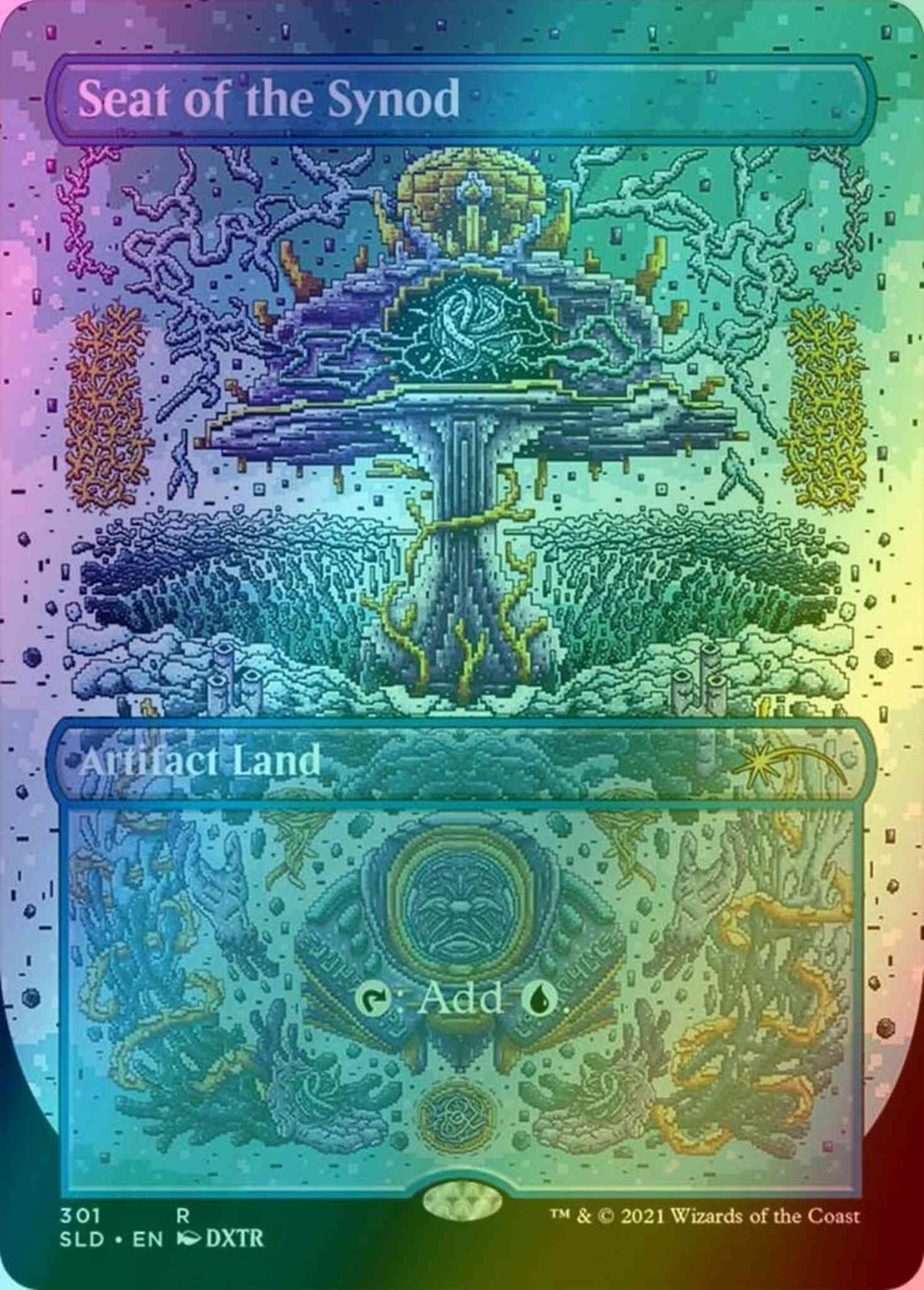 Seat of the Synod [0301] [Borderless] [Mirrodinsanity] [Secret Lair Drop] [Foil]