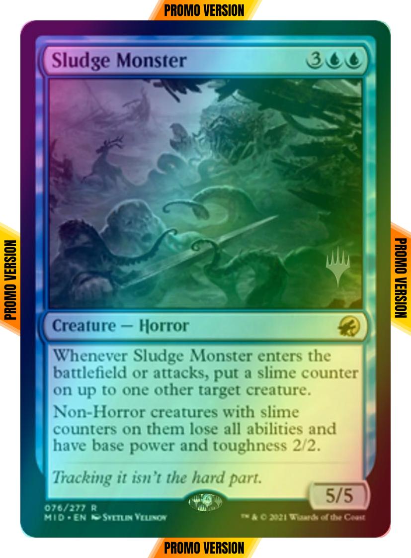 Sludge Monster [Promo Pack] [76p] [Innistrad: Midnight Hunt Promos] [Foil]
