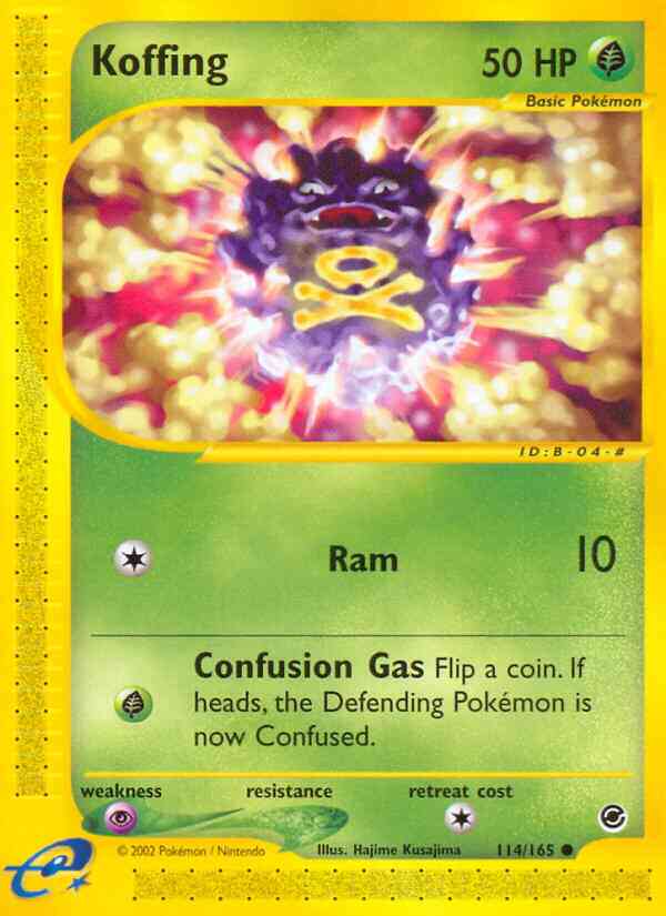 Koffing - 114/165 - Common [ecard1-114] [Non-Holo]