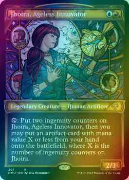 Jhoira, Ageless Innovator [301] [Stained Glass Showcase] [Dominaria United] [Foil]
