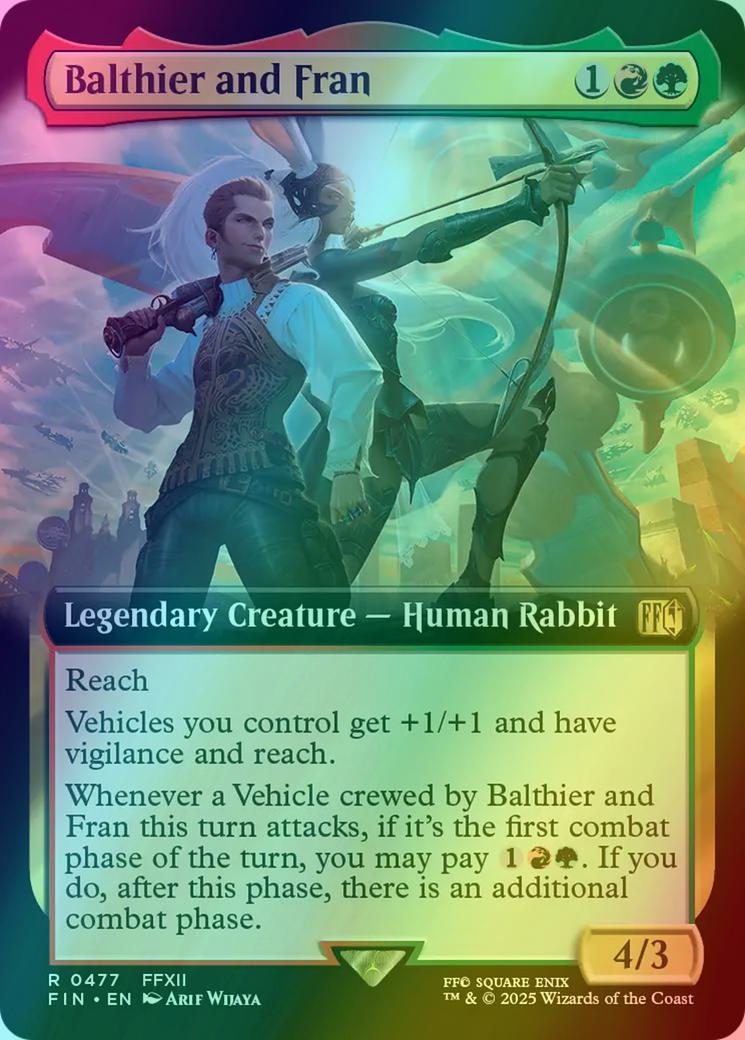 Balthier and Fran [477] [Extended Art] [FINAL FANTASY] [Foil]