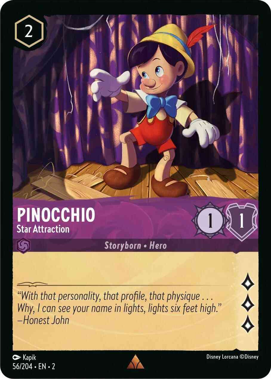 Pinocchio - Star Attraction - 56/204 [Rise Of The Floodborn] [Cold Foil]