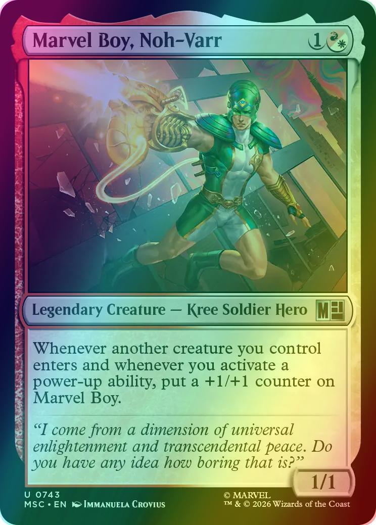 Marvel Boy, Noh-Varr [743] [Jumpstart] [Marvel Super Heroes: Commander] [Foil]
