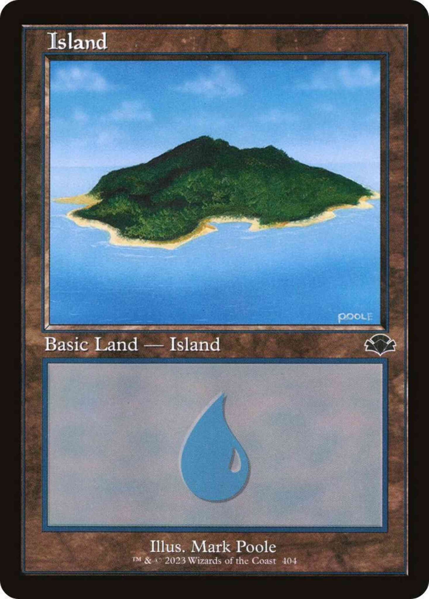 Island [404] [Retro Frame] [Dominaria Remastered] [Non-Foil]