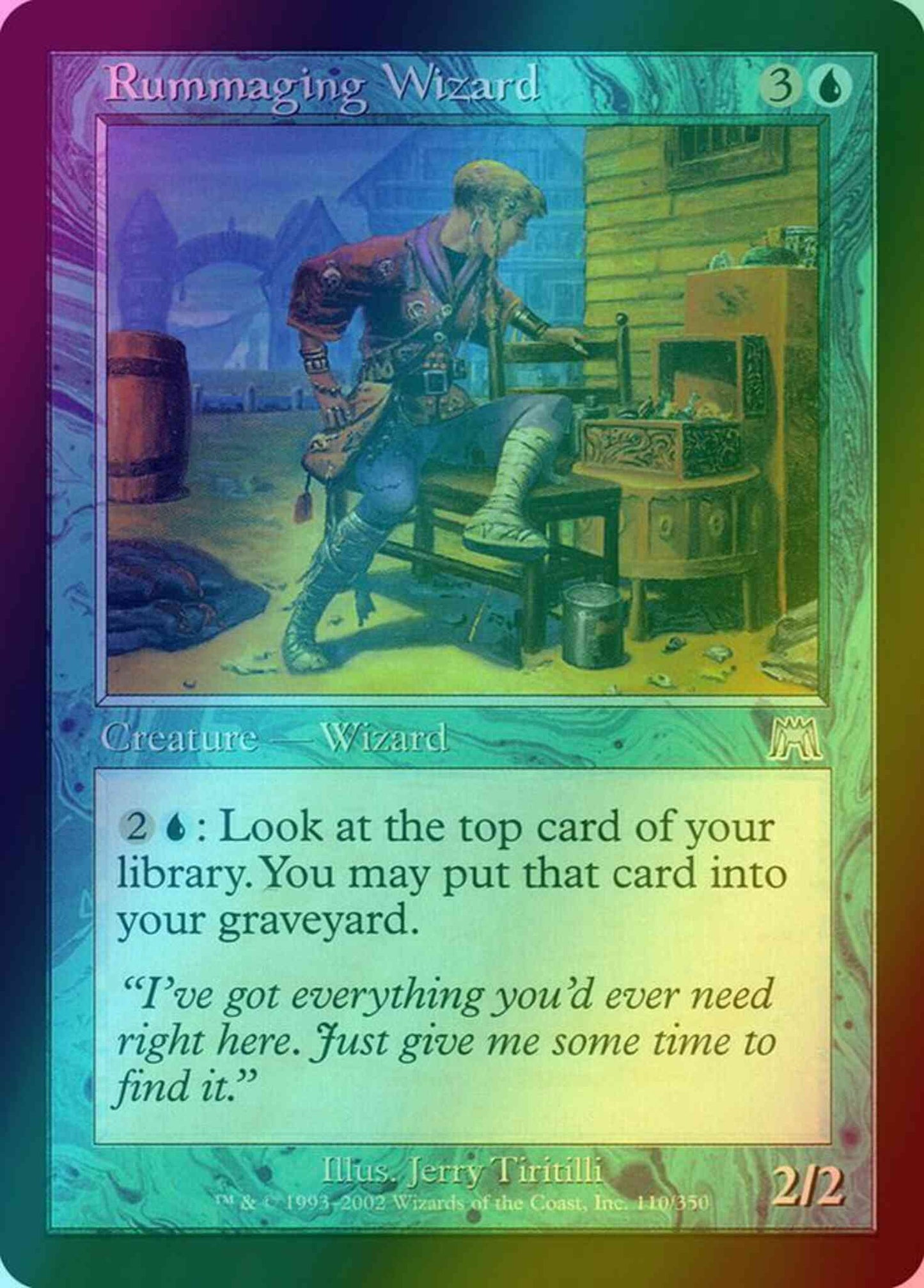 Rummaging Wizard [110] [Onslaught] [Foil]