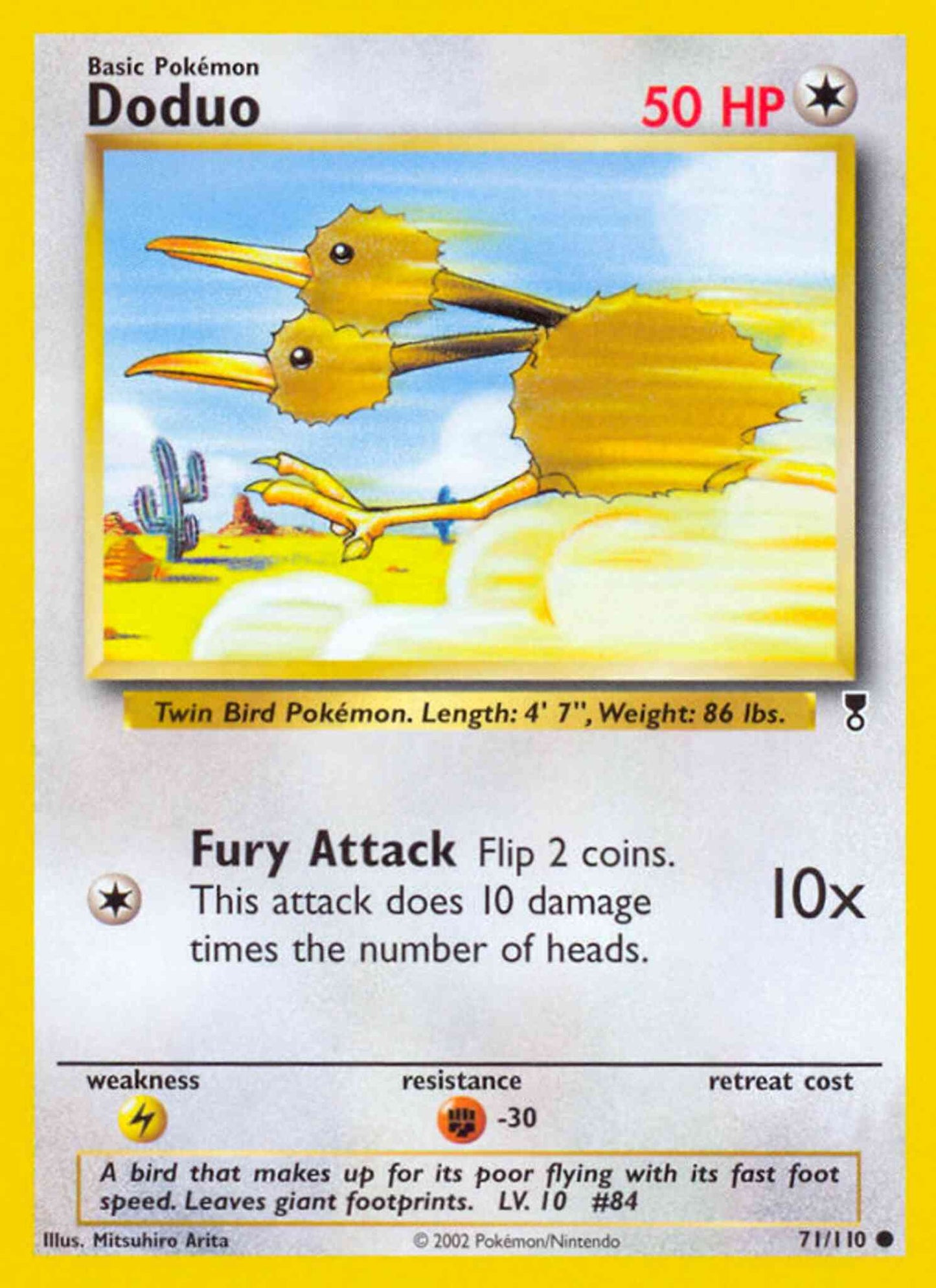 Doduo - 71/110 - Common [base6-71] [Reverse Holo]