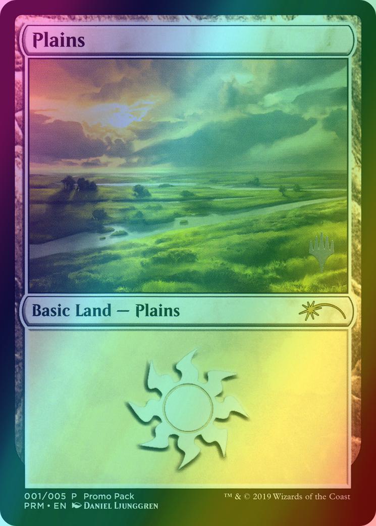 Plains [1] [Promo Pack] [M20 Promo Packs] [Foil]