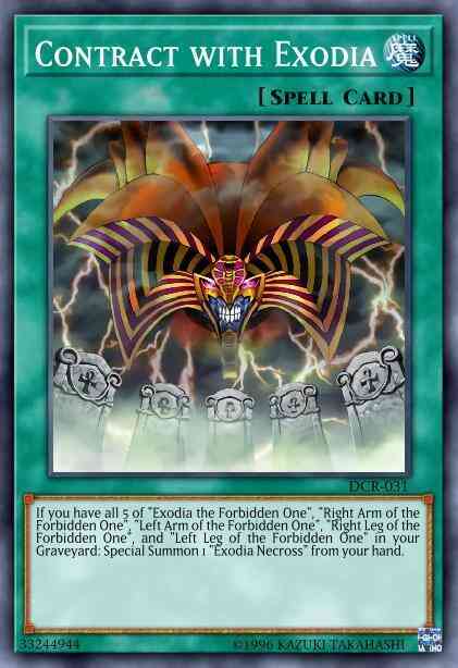 Contract with Exodia - DCR-031 - Common - 1st Edition