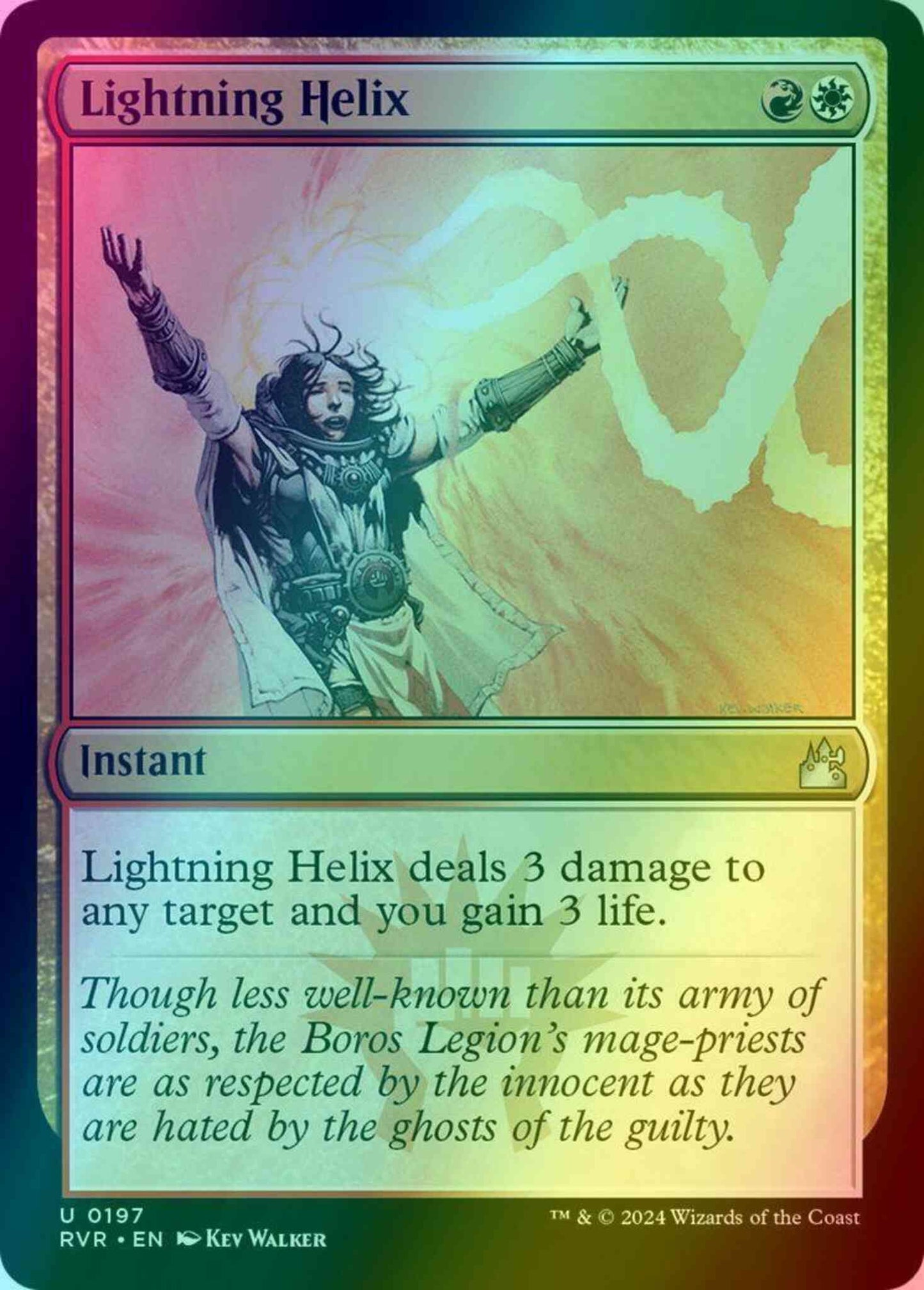 Lightning Helix [197] [Ravnica Remastered] [Foil]