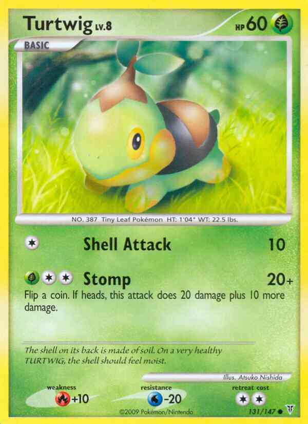 Turtwig - 131/147 - Common [pl3-131] [Non-Holo]