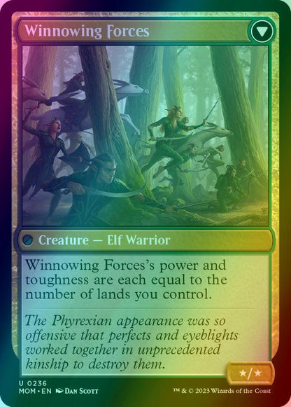 Invasion of Lorwyn // Winnowing Forces [236] [March of the Machine] [Foil]