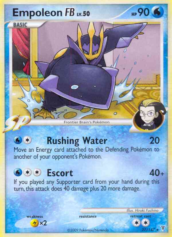 Empoleon FB - 27/147 - Rare [pl3-27] [Non-Holo]