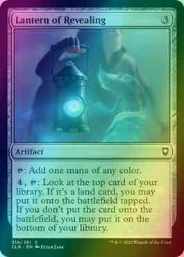 Lantern of Revealing [318] [Commander Legends: Battle for Baldur's Gate] [Foil]