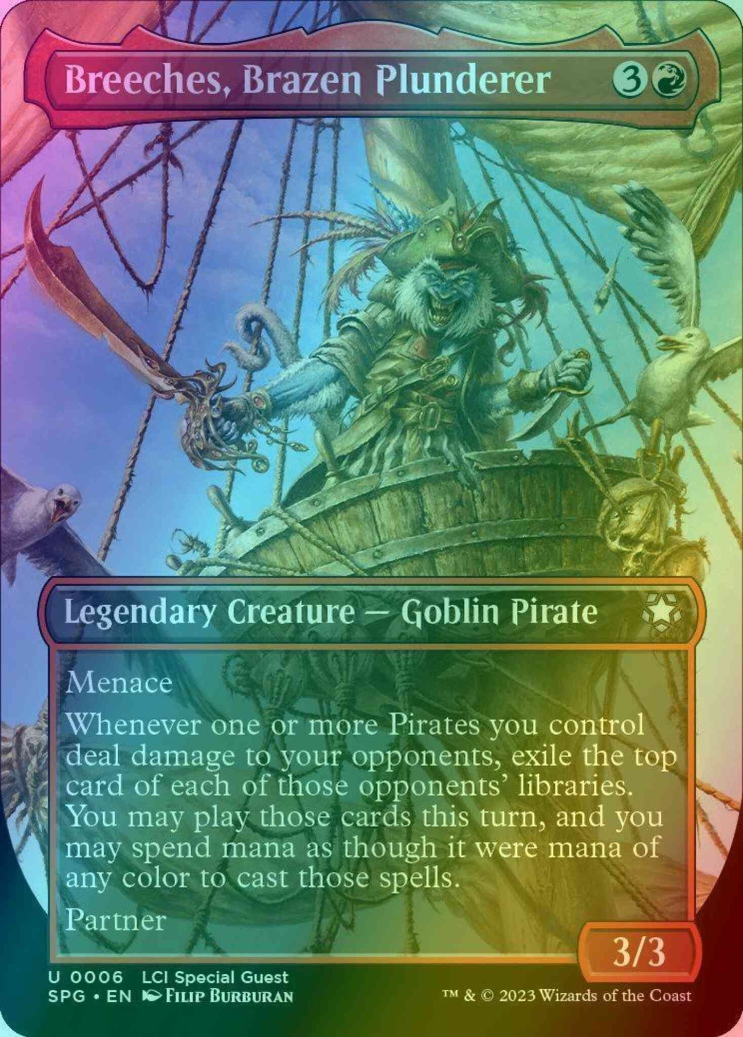 Breeches, Brazen Plunderer [6] [Borderless] [Special Guests] [Foil]