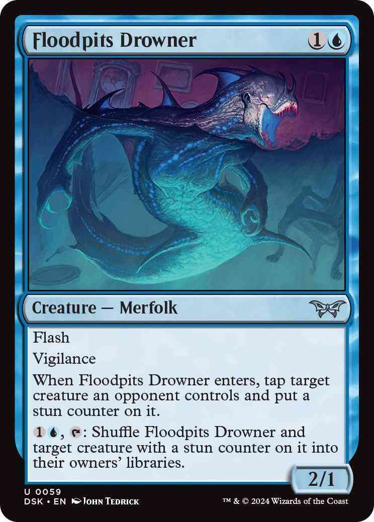 Floodpits Drowner [59] [Duskmourn: House of Horror] [Non-Foil]