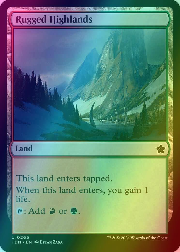 Rugged Highlands [265] [Foundations] [Foil]