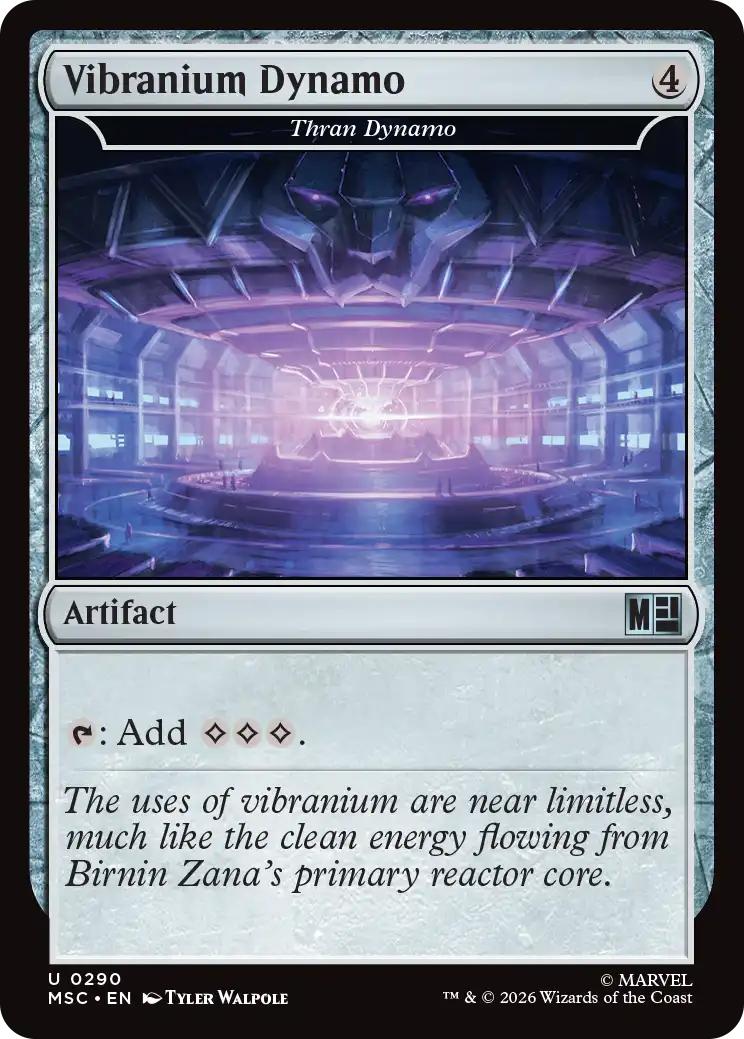Vibranium Dynamo - Thran Dynamo [290] [Marvel Super Heroes: Commander] [Non-Foil]