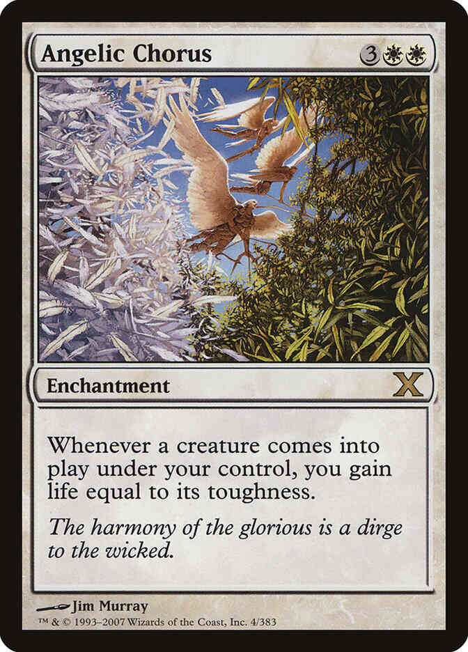 Angelic Chorus [4] [Tenth Edition] [Non-Foil]