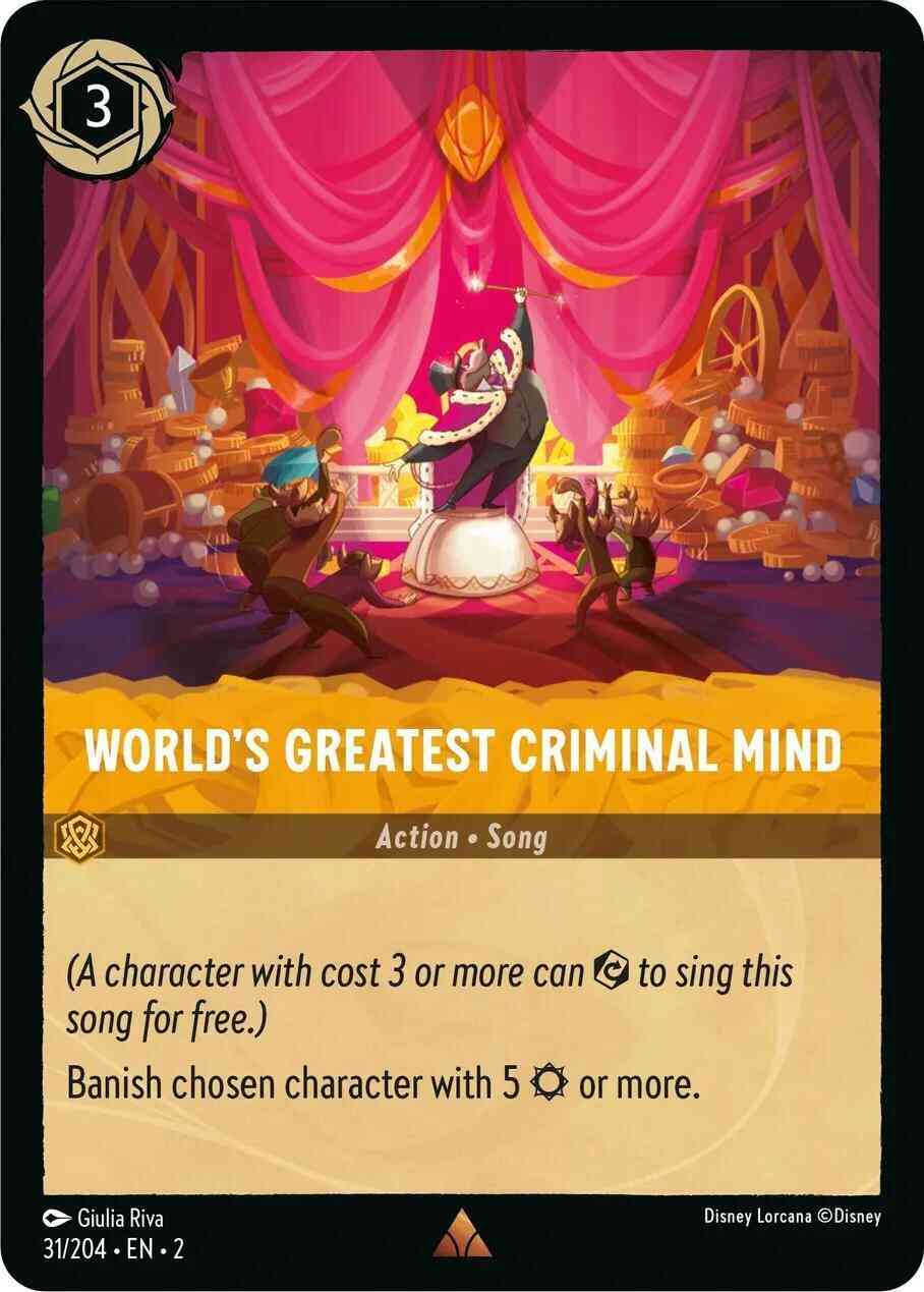 World's Greatest Criminal Mind - 31/204 [Rise Of The Floodborn] [Cold Foil]