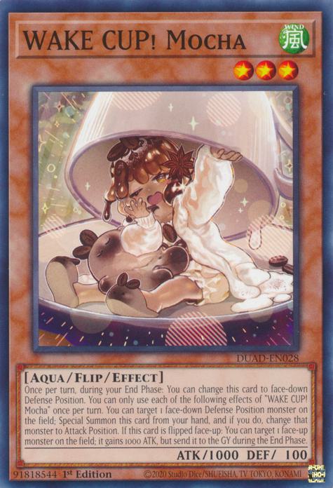 WAKE CUP! Mocha - DUAD-EN028 - Common - 1st Edition
