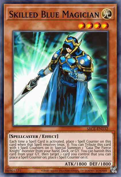 Skilled Blue Magician - SECE-EN032 - Super Rare - 1st Edition