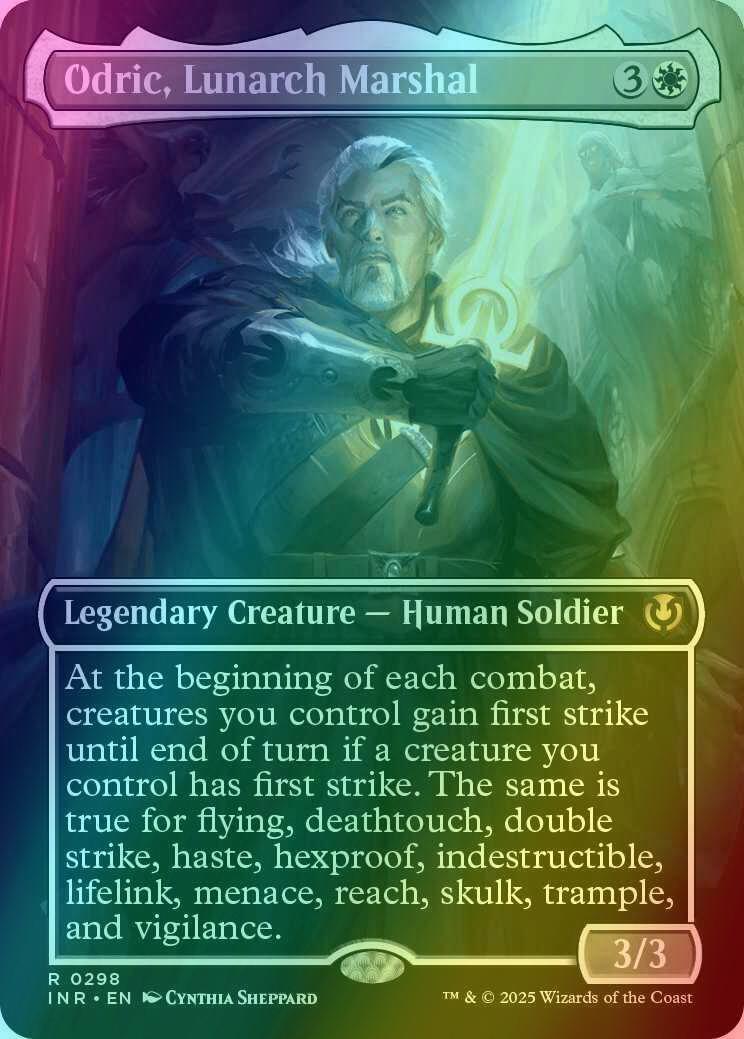 Odric, Lunarch Marshal [298] [Borderless] [Innistrad Remastered] [Foil]