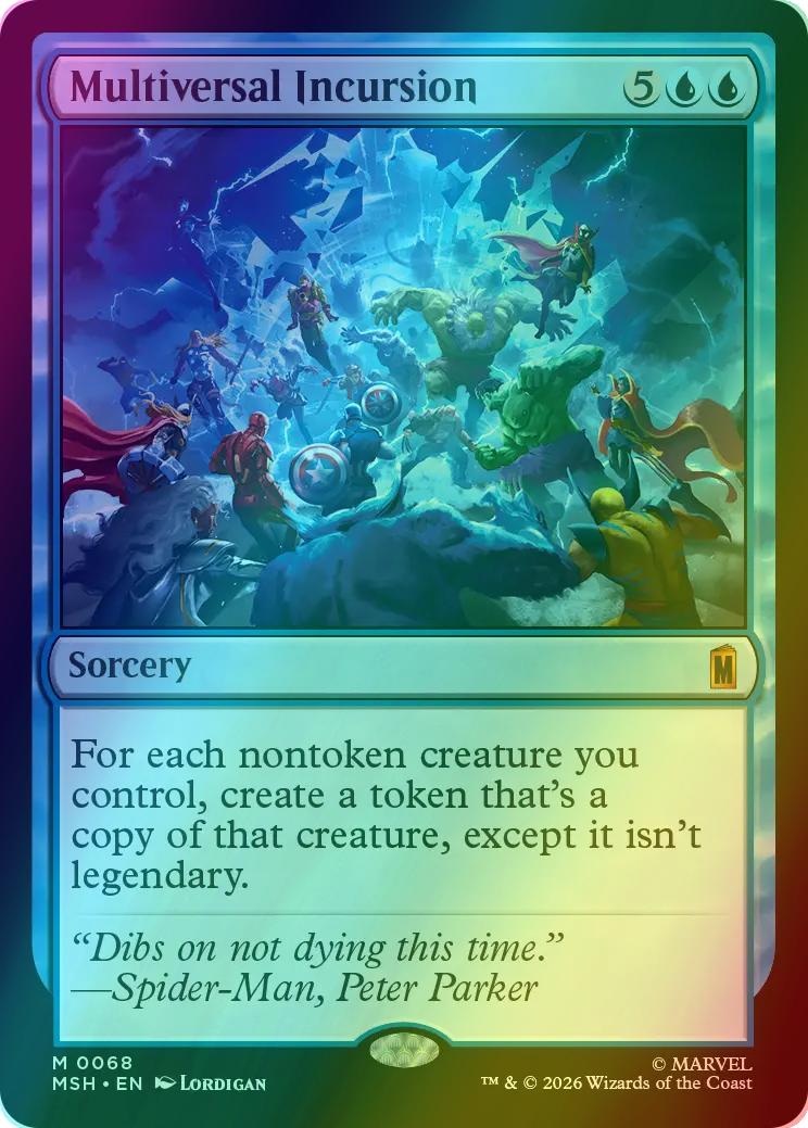 Multiversal Incursion [68] [Marvel Super Heroes] [Foil]