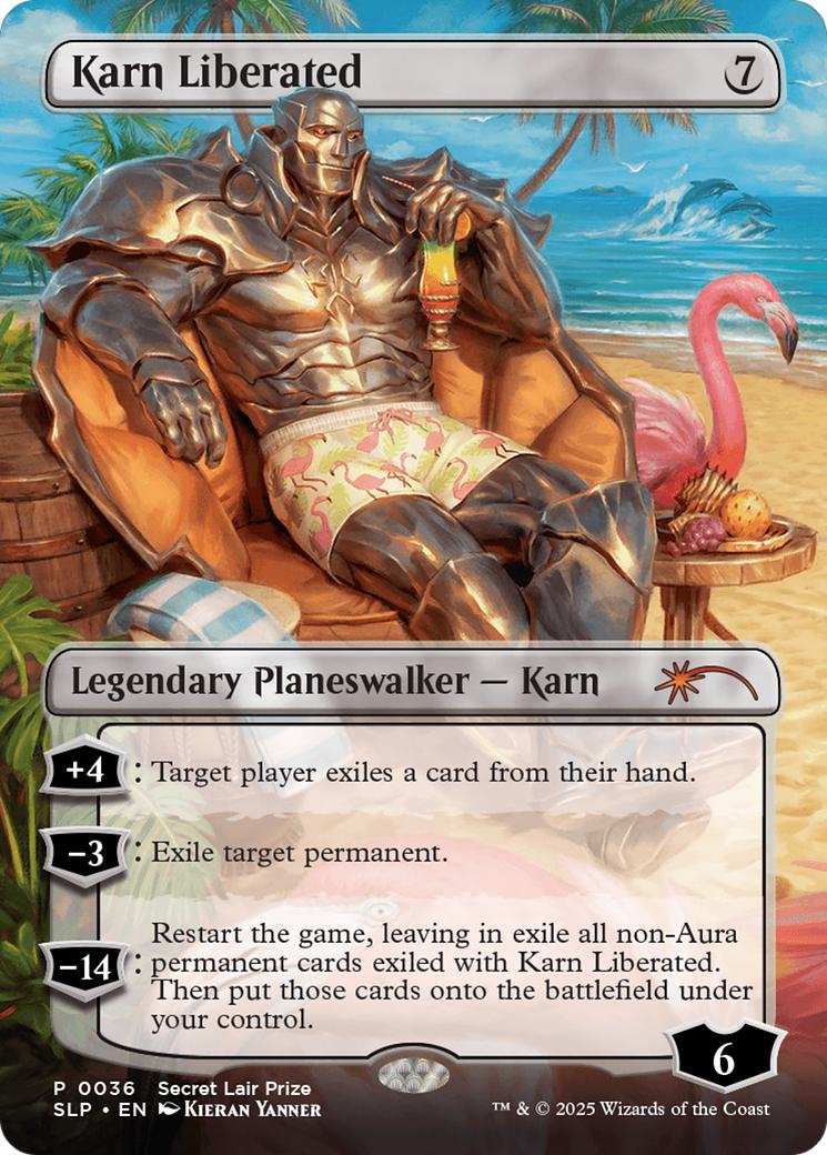 Karn Liberated [0036] [Borderless] [Secret Lair Showdown] [Non-Foil]
