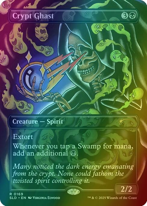 Crypt Ghast [0169] [Borderless] [Inked] [Secret Lair Drop] [Foil]