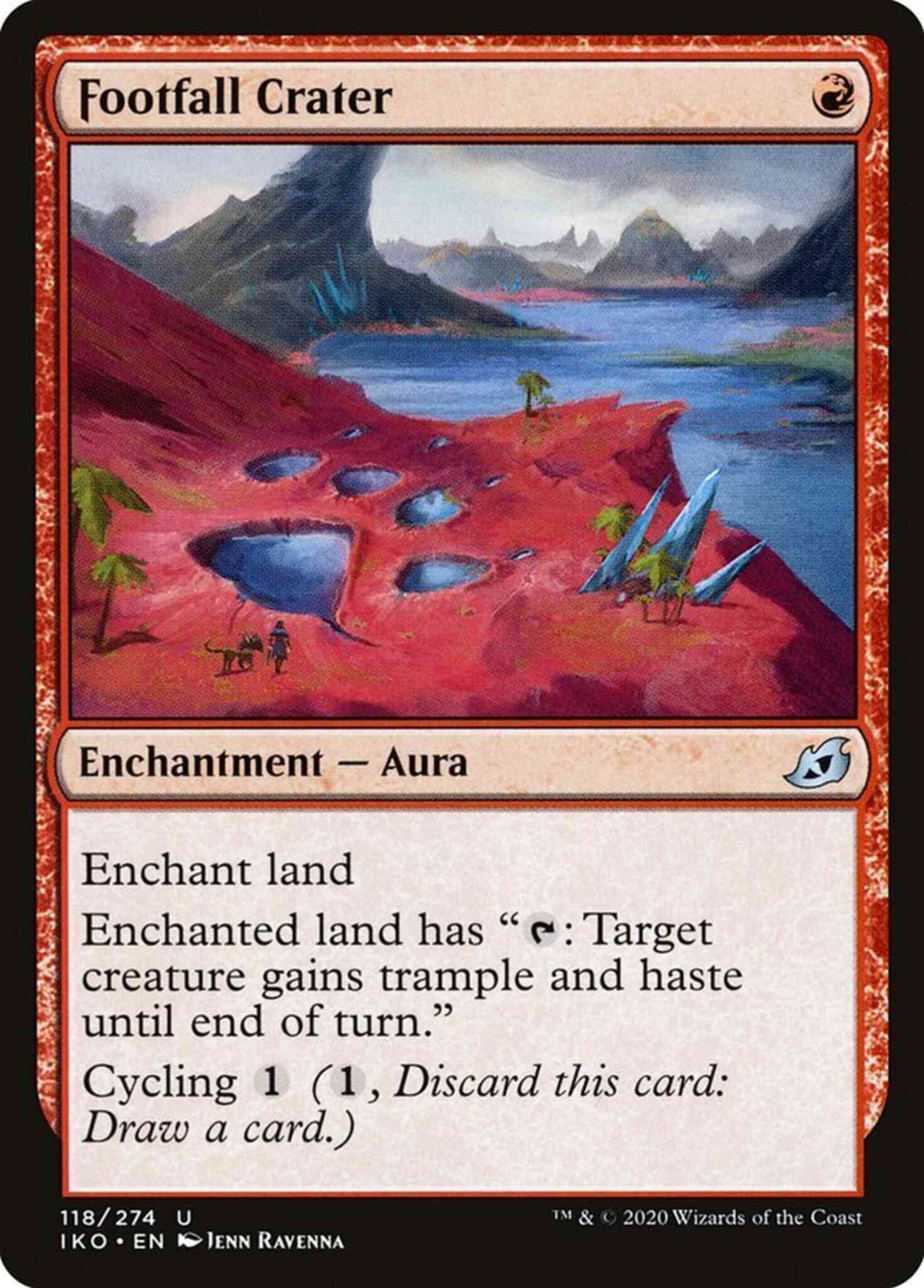 Footfall Crater [118] [Ikoria: Lair of Behemoths] [Non-Foil]