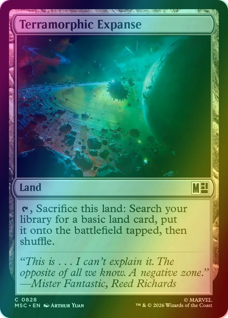 Terramorphic Expanse [828] [Jumpstart] [Marvel Super Heroes: Commander] [Foil]