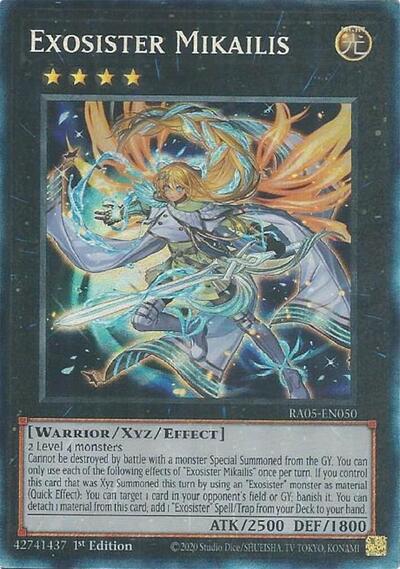 Exosister Mikailis - RA05-EN050 - Collector's Rare - 1st Edition
