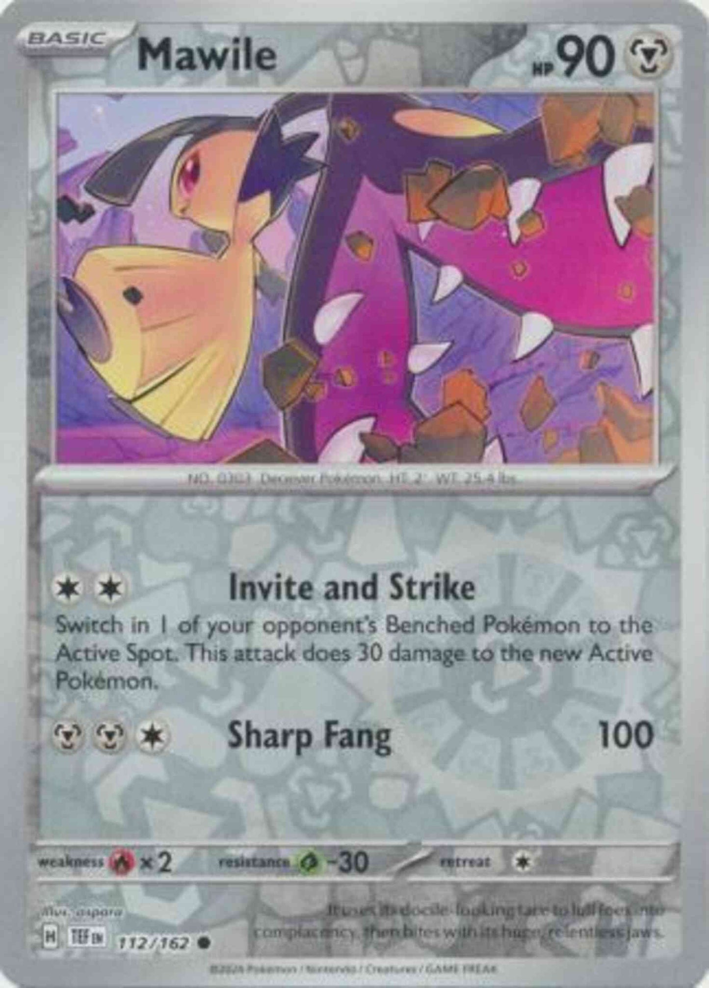 Mawile - 112/162 - Common [sv05-112] [Reverse Holo]