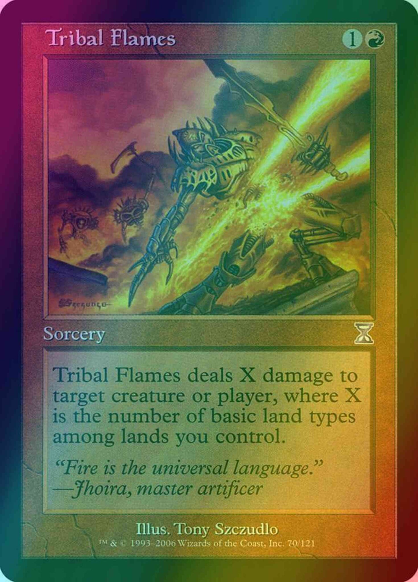 Tribal Flames [70] [Time Spiral Timeshifted] [Foil]