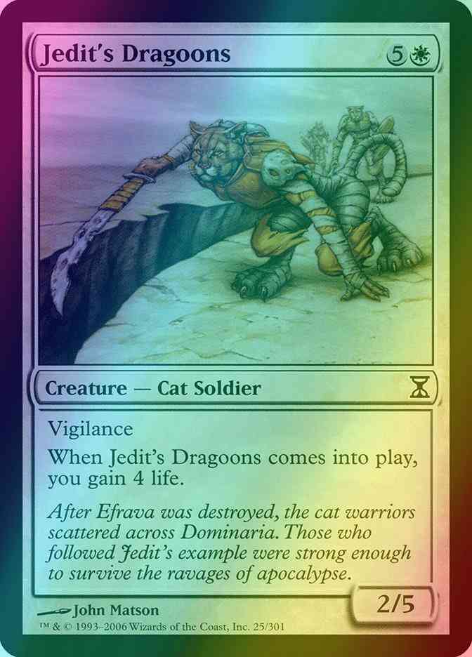Jedit's Dragoons [25] [Time Spiral] [Foil]